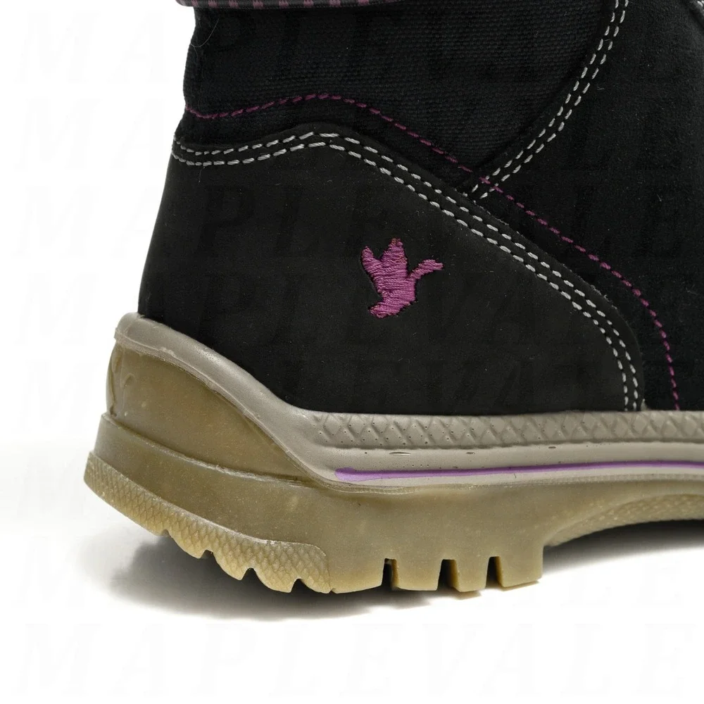 Santana Canada Mayer 2 Womens US Sz 11 / EU 42 Black Leather Winter Snow Boots